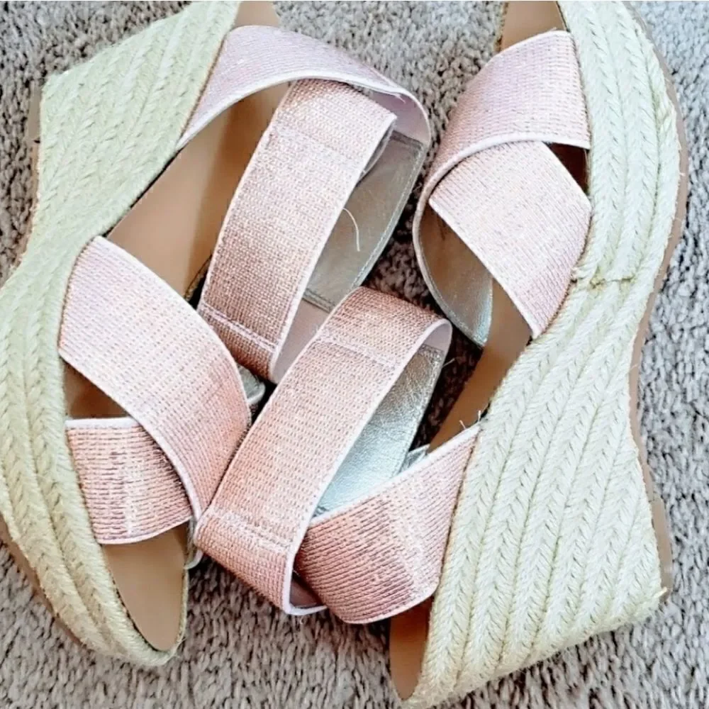 Belle Sigerson Morrison Strappy Wedge Sandals 6.5